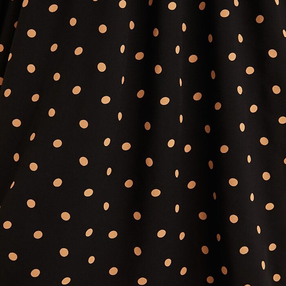 Madewell Lucie V-Neck Smocked Mini Dress in Oval Dot Size Small NWT - Picture 2 of 4